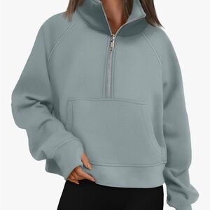 Women's Half-Zip Sweatshirt - Bundle of 2 with chewed zipper